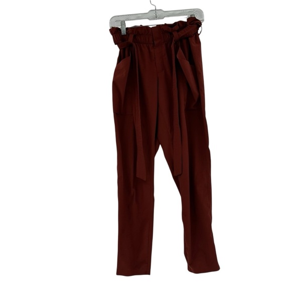 Athleta Skyline Pant Paperbag Waist Adirondack Brown Pants Size 6 - Picture 3 of 7